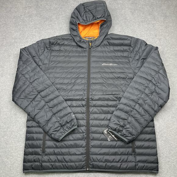 Eddie Bauer Other - Eddie Bauer Men's Black Hooded Packable Down Jacket